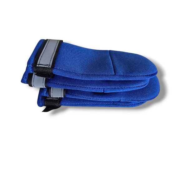 NEW 💙 PETLESO Blue Neoprene Weatherproof Dog Paw Protection Boots - Picture 7 of 16